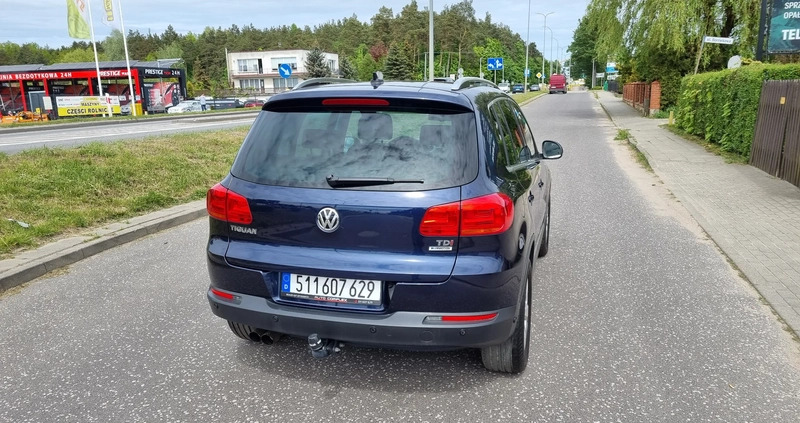 Volkswagen Tiguan cena 54900 przebieg: 229000, rok produkcji 2014 z Jedlicze małe 254